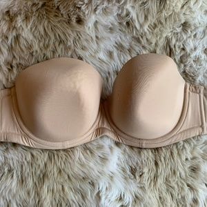 Wacoal Nude Strapless Bra  (no straps) 32G